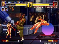 une photo d'Ã©cran de The King of Fighters 95 sur Sega Saturn